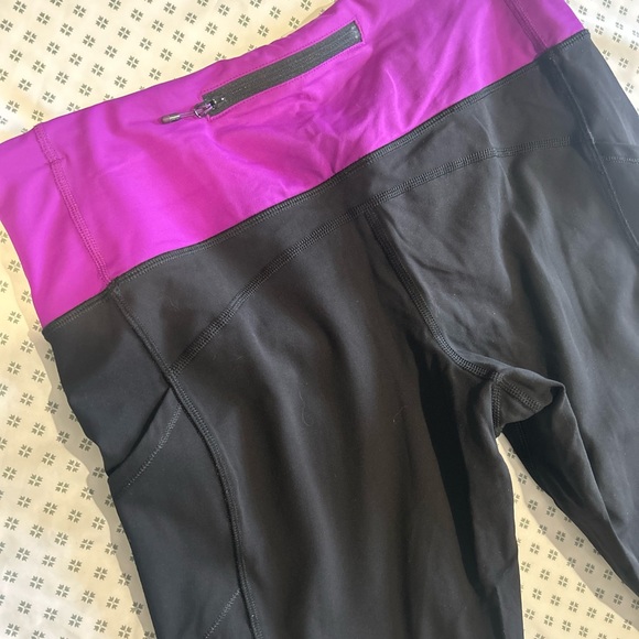 Lululemon full length running pants with flare waterproof ankle SZ.10 NWOT - Picture 6 of 7